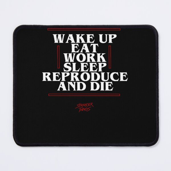 Item preview, Stranger-Things-Vecna-Quote-Wake-Up designed and sold by odeing.