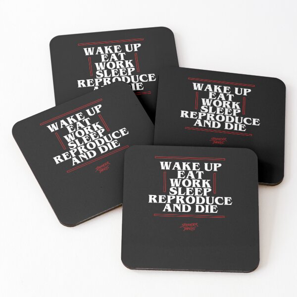 Item preview, Stranger-Things-Vecna-Quote-Wake-Up designed and sold by odeing.