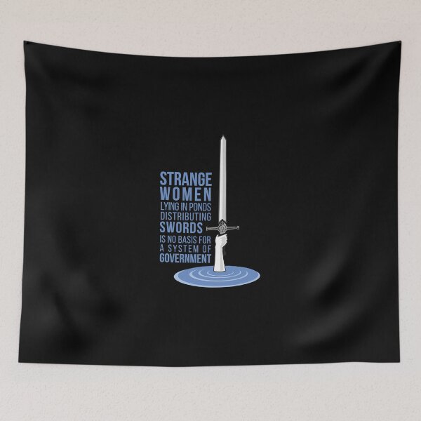 Item preview, Strange-Women-Lying-In-Ponds-Distributing-Swords---Monty-Python designed and sold by mayhewen.
