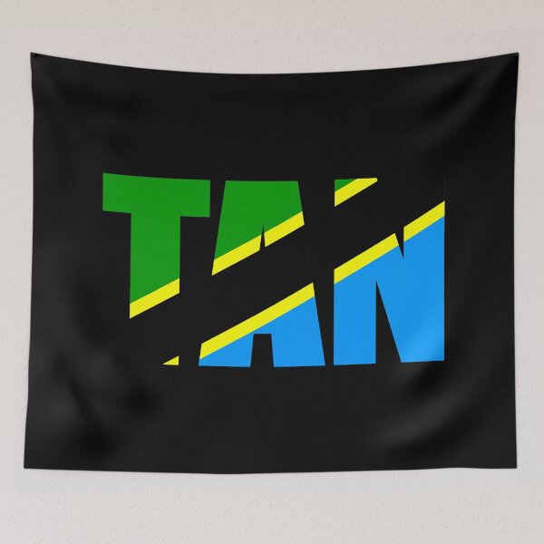 Item preview, Tanzania Flag Initials TZ designed and sold by shitpostee.
