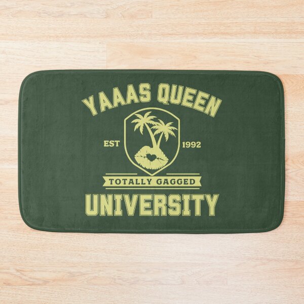 Item preview, Funny Drag Queen University Logo Yellow Green designed and sold by TackyTime.