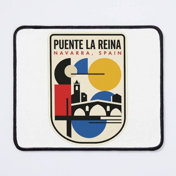 Item preview, Retro Puente La Reina Bauhaus Geometric Skyline designed and sold by k3rstman1.