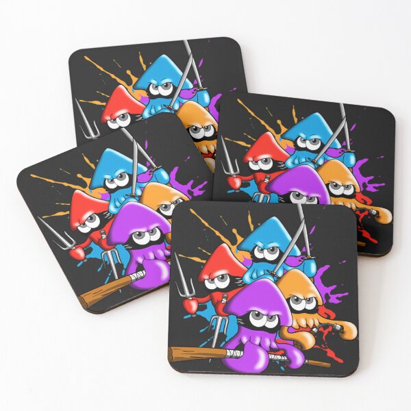 Item preview, Teenage Splatter Ninja Squids designed and sold by Birdhaus-Studio.