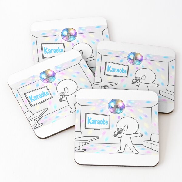 Item preview, Japanese Karaoke Box Party - Disco Mirror Ball Singing Pictogram designed and sold by japan-picto.