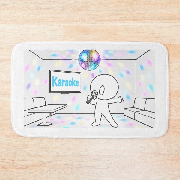 Item preview, Japanese Karaoke Box Party - Disco Mirror Ball Singing Pictogram designed and sold by japan-picto.