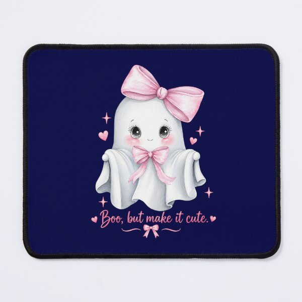 Item preview, Boo, But Make It Cute – Kawaii Pink Bow Ghost Halloween designed and sold by SweetLilith.