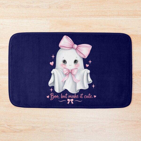 Item preview, Boo, But Make It Cute – Kawaii Pink Bow Ghost Halloween designed and sold by SweetLilith.