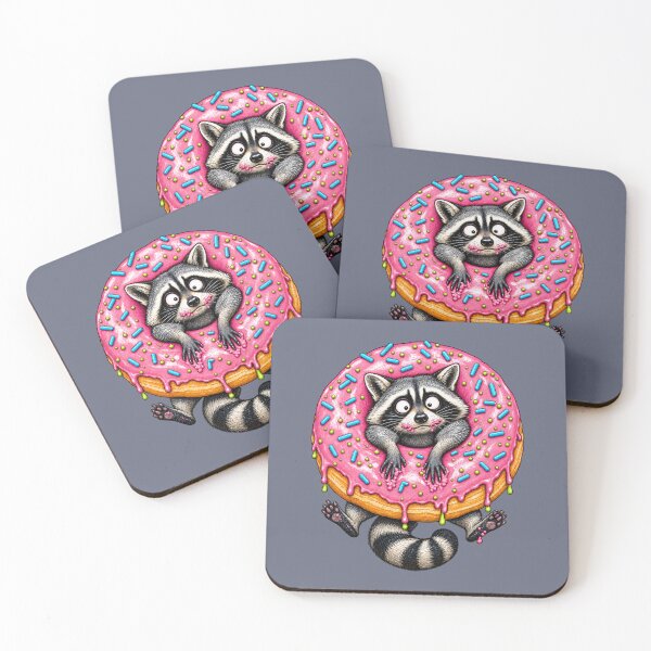 Item preview, Raccoon Donut designed and sold by prettykaler.