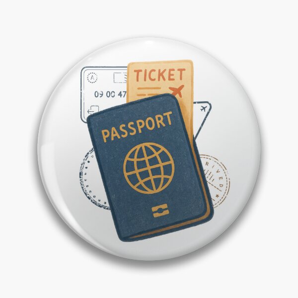 Item preview, Travel Passport With Stamps designed and sold by sofser4909.