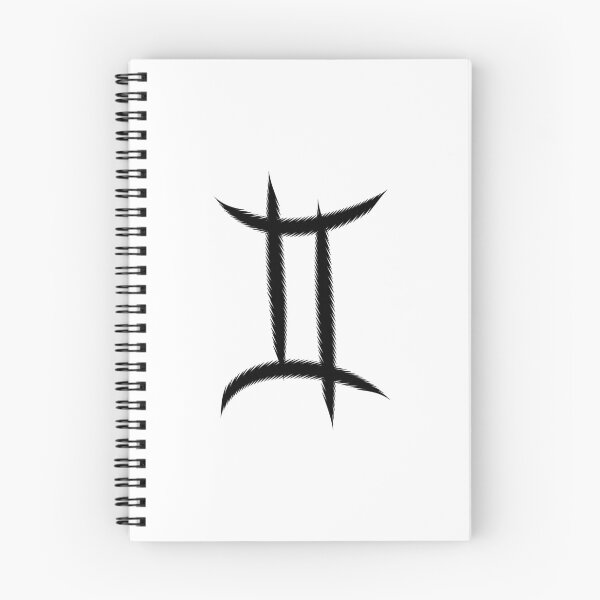 Item preview, Black Gemini Twins Zodiac Symbol Design designed and sold by pattern-archive.