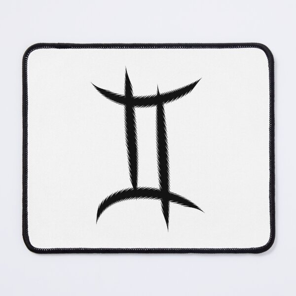 Item preview, Black Gemini Twins Zodiac Symbol Design designed and sold by pattern-archive.