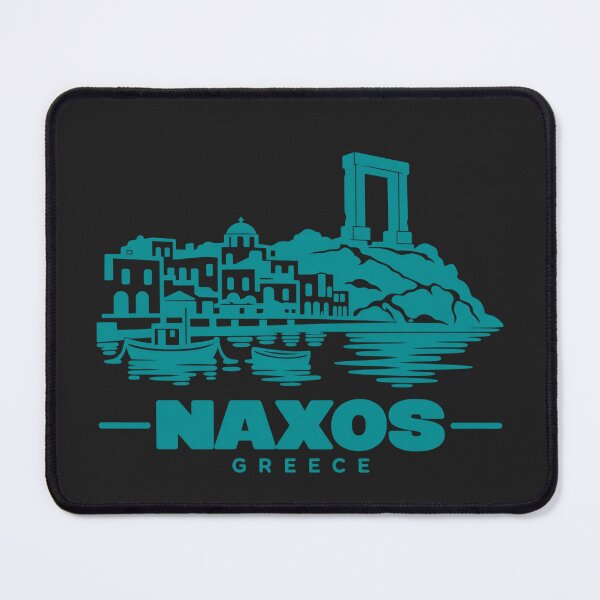 Item preview, Naxos Greece Line Art Coastline Poster designed and sold by CMYKStudio.