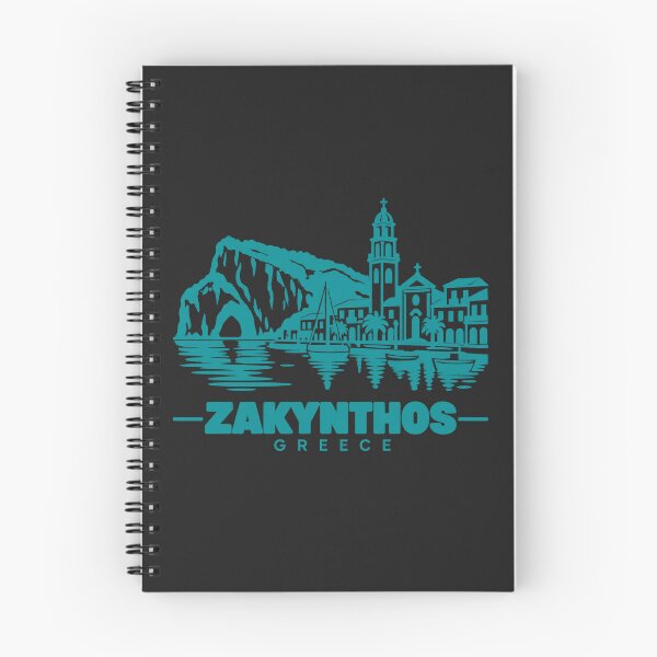 Item preview, Zakynthos Greece Line Art Coastline Poster designed and sold by CMYKStudio.