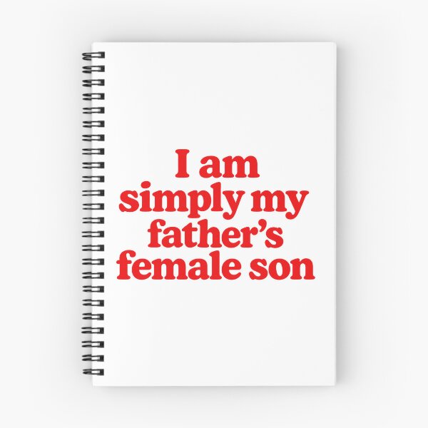 Item preview, I Am Simply My Father’s Female Son designed and sold by SamWoodrt.