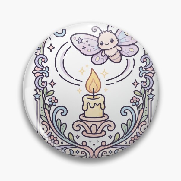 Item preview, The Burnt Out Tarot Card - Kawaii Moth designed and sold by Visual Dept..
