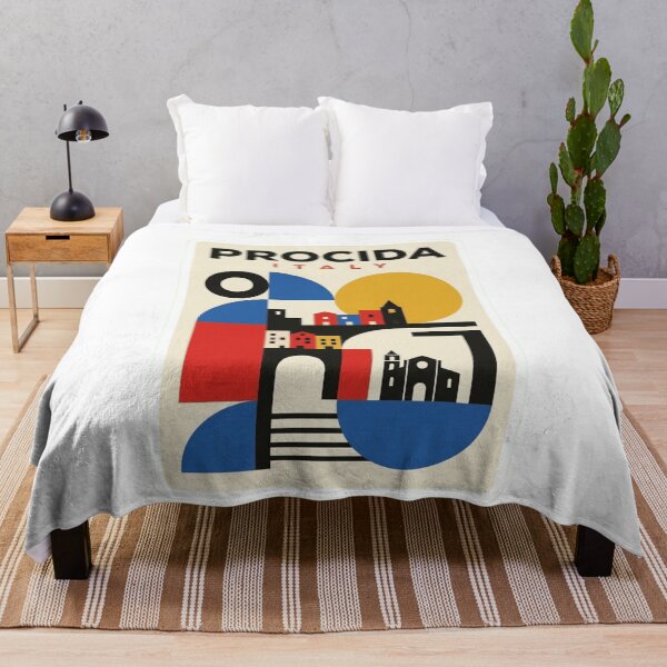 Item preview, Retro Procida Bauhaus Geometric Skyline designed and sold by k3rstman1.