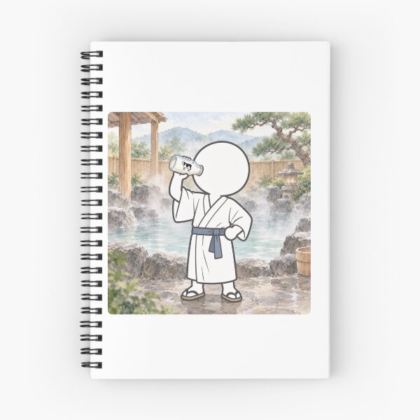 Item preview, Drinking Bottled Milk After Onsen - Japanese Bathhouse Culture Pictogram designed and sold by japan-picto.