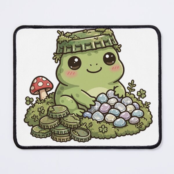 Item preview, Goblin Mode Activated Frog Sticker Goblincore designed and sold by The Oakhaven Archive.