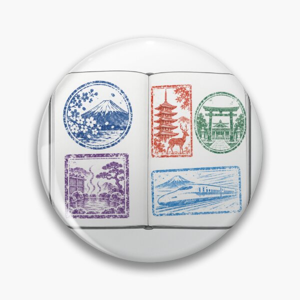 Item preview, Japan Travel Stamp Collection Notebook - Eki Stamp Souvenir designed and sold by japan-picto.
