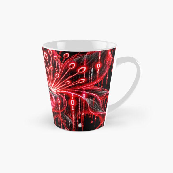 Item preview, Binary Dark Bloom – Cyber Flower designed and sold by Kicor.