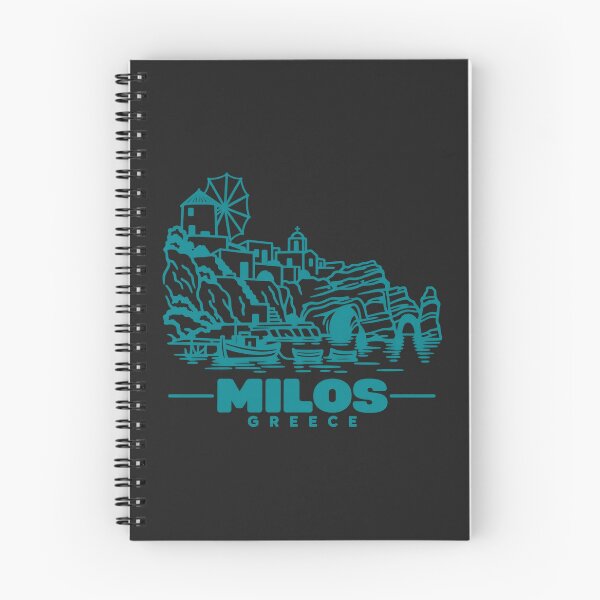 Item preview, Milos Greece Line Art Coastline Poster designed and sold by CMYKStudio.