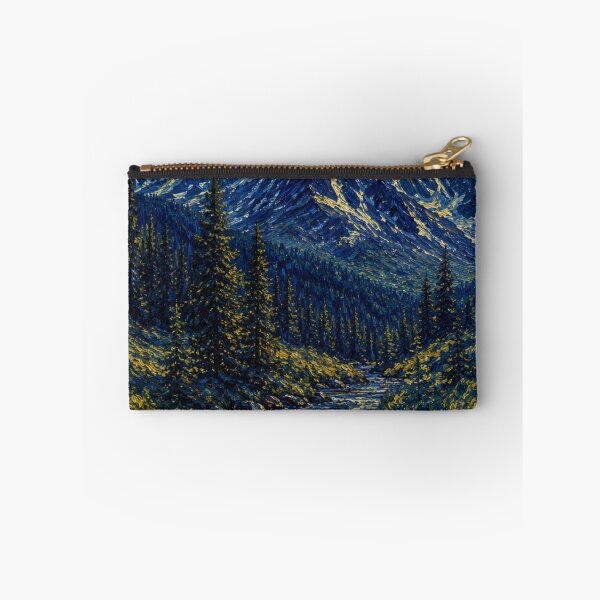 Item preview, Smoky Mountains Starry Night • Tennessee Landscape Art designed and sold by GiftableGems.