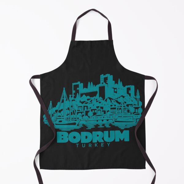 Item preview, Bodrum Turkey Line Art Coastline Poster designed and sold by CMYKStudio.