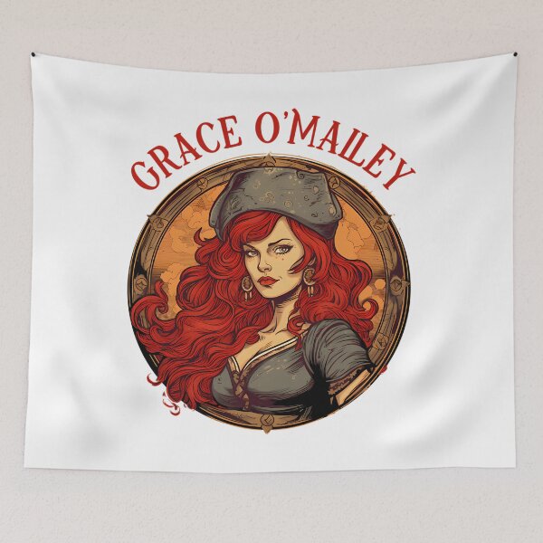 Item preview,  Grace O'Malley Irish Heritage Fearless Irish Pirate Queen designed and sold by lonsuns.