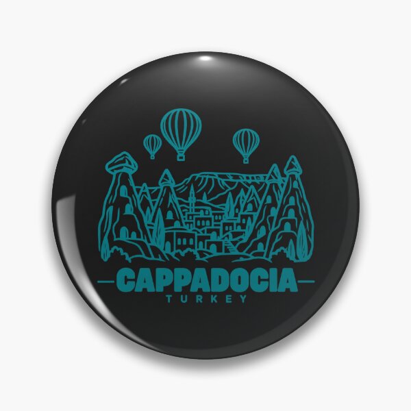 Item preview, Cappadocia Turkey Line Art Travel Poster designed and sold by CMYKStudio.