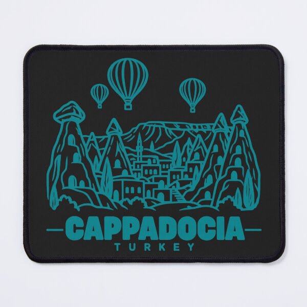 Item preview, Cappadocia Turkey Line Art Travel Poster designed and sold by CMYKStudio.
