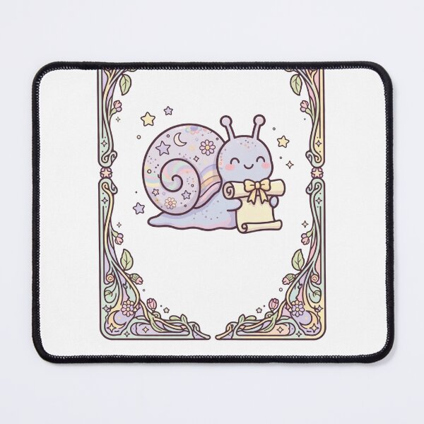 Item preview, The Procrastinator Tarot Card - Kawaii Snail designed and sold by Visual Dept..