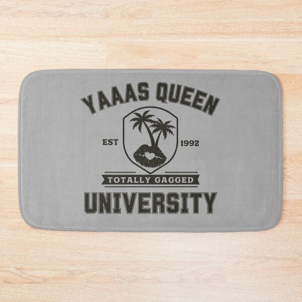 Item preview, Funny Drag Queen University Logo Gray Black designed and sold by TackyTime.