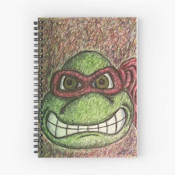 Item preview, TMNT Raphael  bic pen scribble art designed and sold by Breadburglar.