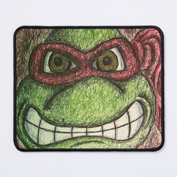 Item preview, TMNT Raphael  bic pen scribble art designed and sold by Breadburglar.