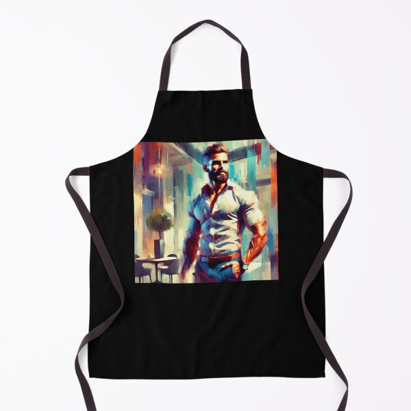 Item preview, Stylish-Man-In-Colorful-Abstract-Style designed and sold by piwetzbiziert.