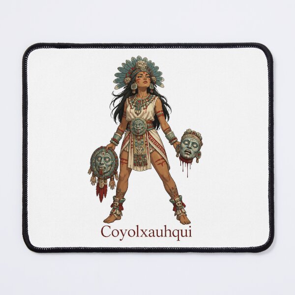 Item preview, Coyolxauhqui, the Mexica (Aztec) Goddess of the Moon designed and sold by ArteTeoma.