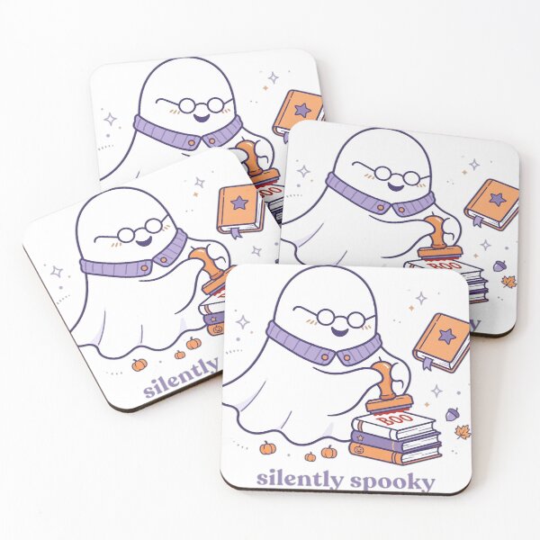 Item preview, Silently Spooky Ghost Librarian Halloween designed and sold by The Oakhaven Archive.