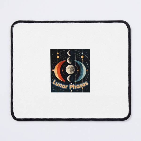 Item preview, Lunar Phases Geometry Moon designed and sold by Astronomerwilly.