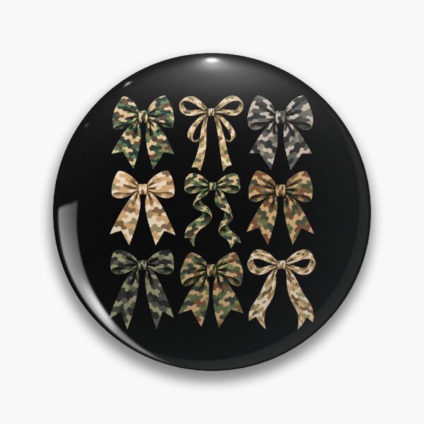 Item preview, Camo Coquette Bows Hunting Dove Deer Duck Dog Season designed and sold by khdmalakarak.
