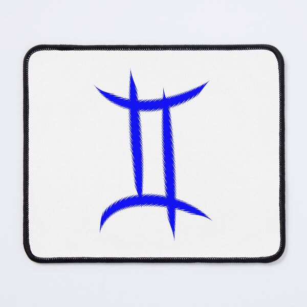 Item preview, Blue Gemini Twins Zodiac Symbol Design designed and sold by pattern-archive.