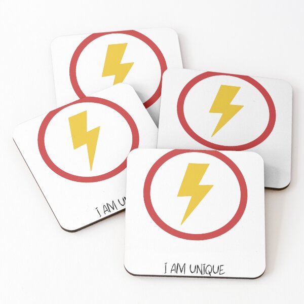 Item preview, I Am Unique Positive Affirmation Lightning Bolt Graphic designed and sold by DVNarts.