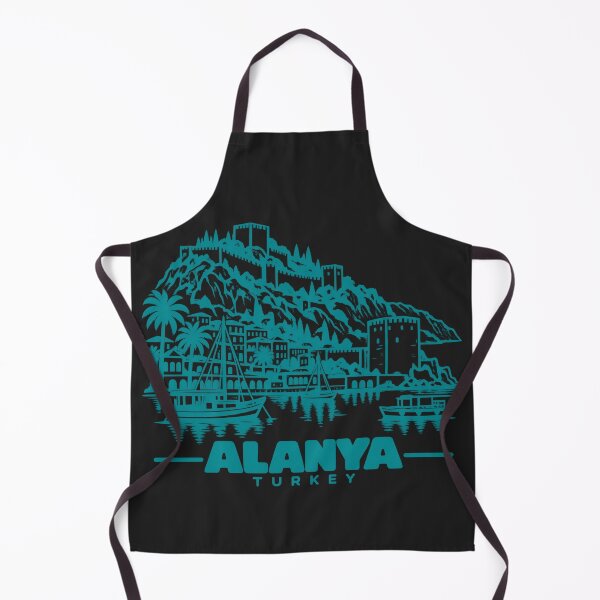 Item preview, Alanya Turkey Line Art Coastline Poster designed and sold by CMYKStudio.
