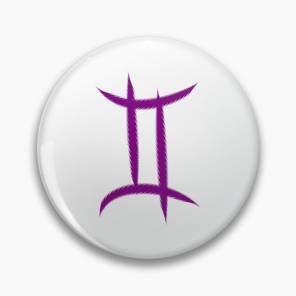 Item preview, Purple Gemini Twins Zodiac Symbol Design designed and sold by pattern-archive.