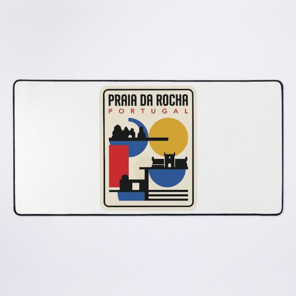 Item preview, Retro Praia Da Rocha Bauhaus Geometric Skyline designed and sold by k3rstman1.