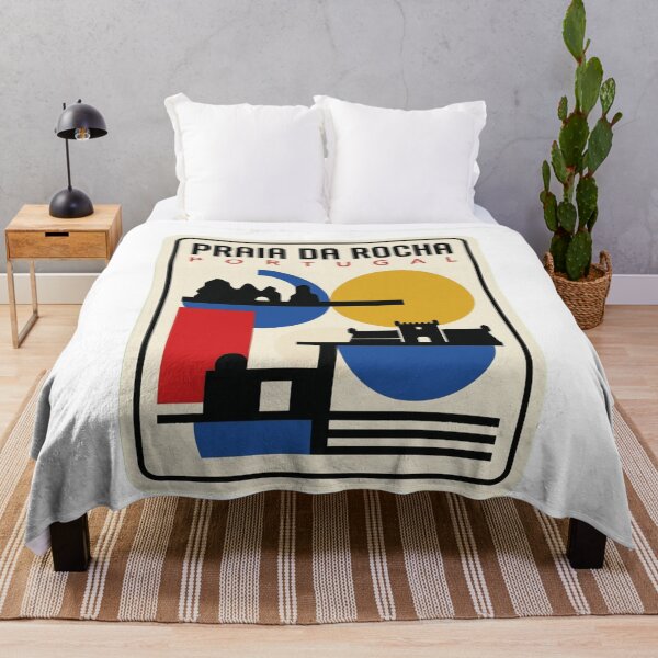 Item preview, Retro Praia Da Rocha Bauhaus Geometric Skyline designed and sold by k3rstman1.