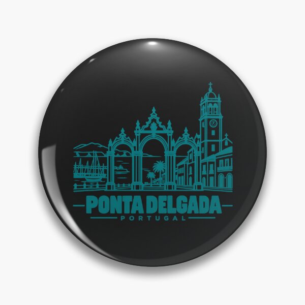 Item preview, Ponta Delgada Portugal Line Art Coastline Poster designed and sold by CMYKStudio.