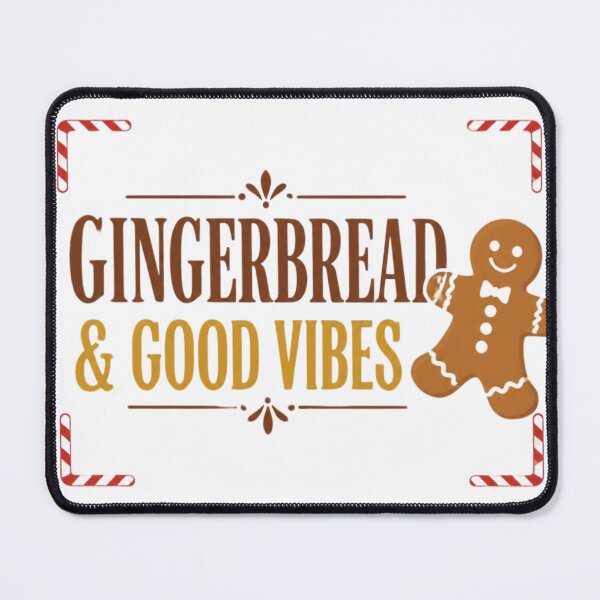 Item preview, Gingerbread Man Good Vibes Holiday Design designed and sold by The Vault Shop.
