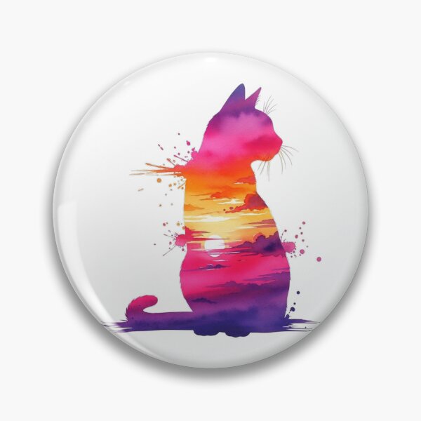 Item preview, Cat Sunset Sky Nature Feline Pet Owner Lover designed and sold by minasarina.