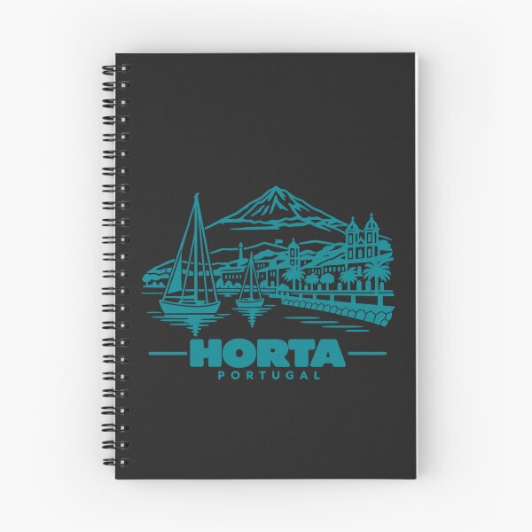 Item preview, Horta Portugal Line Art Coastline Poster designed and sold by CMYKStudio.