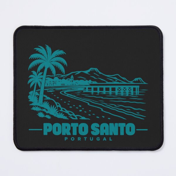 Item preview, Porto Santo Portugal Line Art Coastline Poster designed and sold by CMYKStudio.